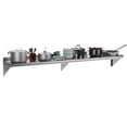 thumbnail image 1 of Stainless Steel Shelf 72"x12" Wall Mounted,Commercial Shelving, Floating Shelving, Metal Shelves, Heavy Duty Storage Rack for Kitchen, Garage and Utility Room, 1 of 7