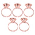 thumbnail image 2 of 5pcs Pigment  Cup Reusable Stainless Steel Microblading   Cup for Eyelash Artist Rose Red, 2 of 8