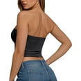 thumbnail image 4 of Weiqiqre Spring+Tops+for+Women Strapless Crop Tops Basic Backless Sleeveless Bandeau Going Out Cute 2025 Summer Clothes, 4 of 5