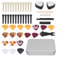 thumbnail image 1 of Guitare Accessoires Ensemble Chevalet Broche Celluloïd Pics Écrous Selles Détachant Pièces de Remplacement, 1 of 8