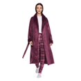 thumbnail image 2 of George Women's Long Faux Fur Collar Robe, 2 of 6