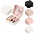 thumbnail image 3 of MesaSe Travel Jewelry Box Organizer Display Storage Case for Necklace Earrings Rings  Small Jewelry Holder Gift Case for Women  Compact and Portable Pendant Jewelry Case, 3 of 7
