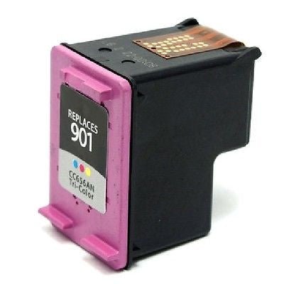 Compatible avec HP 901 Cartouche d'Encre Couleur Remanufacturée - (CC656AN)