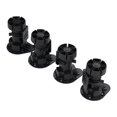 thumbnail image 4 of 4pcs Cabinet Legs Plinth Feet Adjustable Base Furniture Foot Carcase For Home, 4 of 4