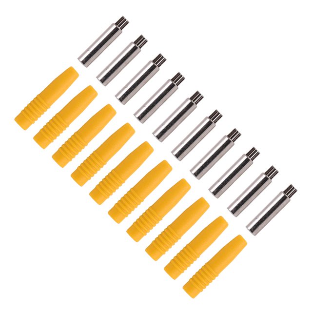 Bouchons de Banane avec Protection Enveloppée, 10pcs Isolé 2mm Bananes Connecteurs de Prise de Banane Coupleur de Prise de Banane Valeur Exceptionnelle