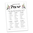 thumbnail image 2 of Inkdotpot 50-PackFloralWhats In Your Purse Bridal ShowerGameWedding Shower Bachelorette Party Bulk ActivityGameCards, 2 of 7