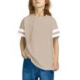 thumbnail image 3 of RXIRUCGD 2025 Vêtements d'Été pour Enfants, T-shirt à Rayures pour Garçons et Filles, Mode Mignon, Col Rond, Manches Courtes, 3 of 7