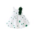 thumbnail image 4 of Vêtements d'Été pour Bébés Filles, Tout-Petits, Mignon, Sans Manches, Robes à Imprimé Floral, Ensemble avec Chapeau, Robe de Plage pour Enfants, 4 of 5