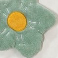 thumbnail image 1 of Towel Double Layer Coral Fleece Flower Shape Strong Absorption Ability Soft Hanging Hand Towel Light Green, 1 of 6