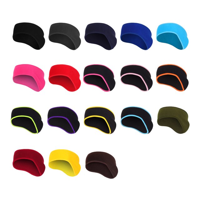 Cache-oreilles pour Femmes Confortables Pratiques Maintien au Chaud Bandeau Extérieur Couvre-Oreilles pour Course Équitation Sports Rouge