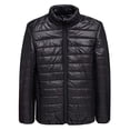 thumbnail image 2 of Veste Légère Matelassée en Coton avec Col Montant et Fermeture Éclair pour Hommes, 2 of 3