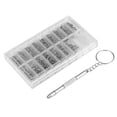thumbnail image 4 of Yeacher Eyeglasses Repairing Kit Set Assorted Storage Box Design 1000PCS Screws and Pads with Screwdriver Micro Tweezer for Watch Clock Spectacle Eyewear Repairing Portable, 4 of 8
