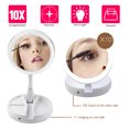 thumbnail image 2 of XiziooVanity Mirror With Light Vanity Mirror Make Up Led Travel Mirror, 2 of 5