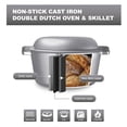 thumbnail image 3 of Bruntmor 5 Qt Silver 2-in-1 Enameled Cast Iron Induction Cookware, 3 of 5