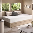 thumbnail image 2 of Yaheetech 10-Inch Twin Gel-Infused Memory Foam Mattress with Green Tea Scent, White, 2 of 7