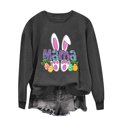 thumbnail image 3 of EGNMCR Easter T-Shirt Imprimé T-Shirts Graphiques pour Femmes Chemises pour Femmes T-Shirt à Col Rond pour Femmes Easter Imprimé Haut à Manches Longues Chandails T-Shirts pour Femmes, 3 of 4