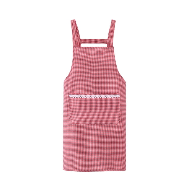 Lksixu Summer Canvas Apron Breathable Workwear Adult Fashion Kitchen Gadgets