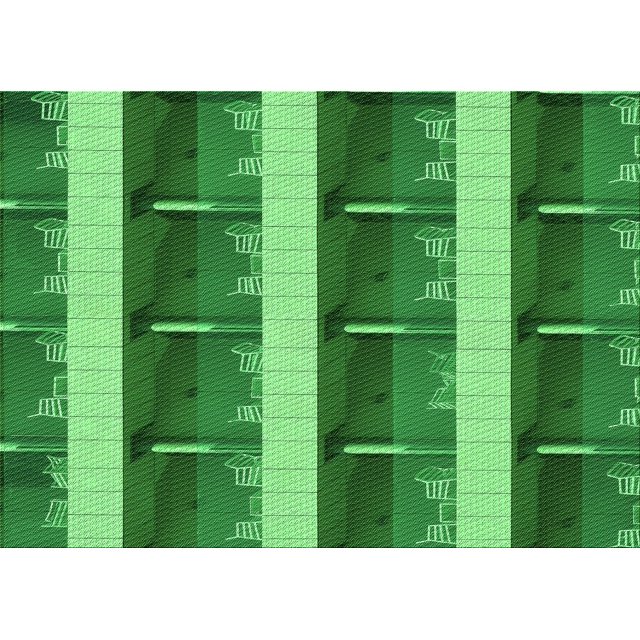 Ahgly Company Tapis Rectangulaire Lavable en Machine Intérieur Vert Transitionnel, 2 Pieds x 3 Pieds