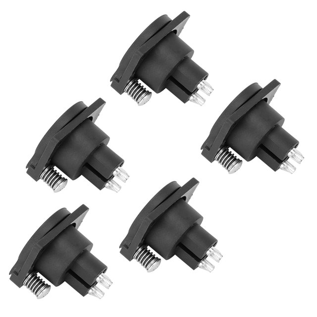 3pin XLR Plug, XLR Plug, 5Pcs de Haute Qualité ABS Shell, pour le Connecteur de Microphone d'Alimentation Commercial