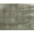 thumbnail image 4 of oneOone Georgette Viscose Fabric Stripe & Circle Patchwork Printed Craft Fabric BTY 42 Inch Wide, 4 of 4