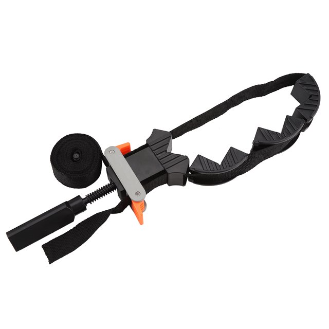 Peahefy Woodworking Tool,Fast Adjustable Band Strap 4 Jaws Corner Clamp for Picture Frame Woodworking Hand Tool, Picture Frame Clamp