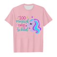 thumbnail image 4 of TZEWGL Cute Shirt For Girl Boy Print Round Neck Loose Short Sleeve Top For Infnants size 6-7T, 4 of 4