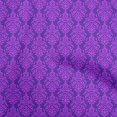 thumbnail image 1 of oneOone Velvet Purple Fabric Damask Craft Projects Decor Fabric Printed By The Yard 58 Inch Wide, 1 of 5