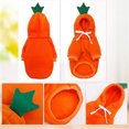 thumbnail image 4 of TIMIFIS Cat Dog Clothes Cat Hoodie Fruit Turned Into Dogs, Cats, Dogs, Autumn And Winter Sweaters, Fleece Clothes, 4 of 5
