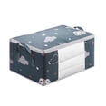 thumbnail image 2 of Fesfesfes Quilt Storage Bag Large Capacity Dustproof Waterproof Design Breathable Fabric for Comforters Blankets Bedding Home Closet Organization, 2 of 6