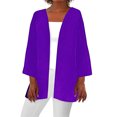 thumbnail image 2 of Women'S Cardigans,Lightweight Front Open Cardigan For Women Summer Clearance,Open Front Breathable Cardigans,Womens Summer Fall Solid Color Cardigan Long Sleeve Loose Cover Up Casual Blouse Tops, 2 of 5