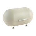 thumbnail image 1 of Abbracc Bread Food Storage Box Counter Bread Box Bread Storage Container Metal Bread Box white, 1 of 9