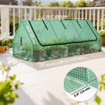 thumbnail image 3 of Outsunny Portable Mini Greenhouse with Mesh Windows, 94.5" x 35.4" x 35.4", 3 of 10