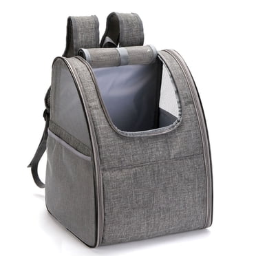 Sac à Dos de Transport pour Chat Pliable Sac à Dos de Transport pour Animal Sac de Transport en Maille Respirante avec Coussin Intérieur pour Chats et Petits Chiens Voyage Camping Randonnée