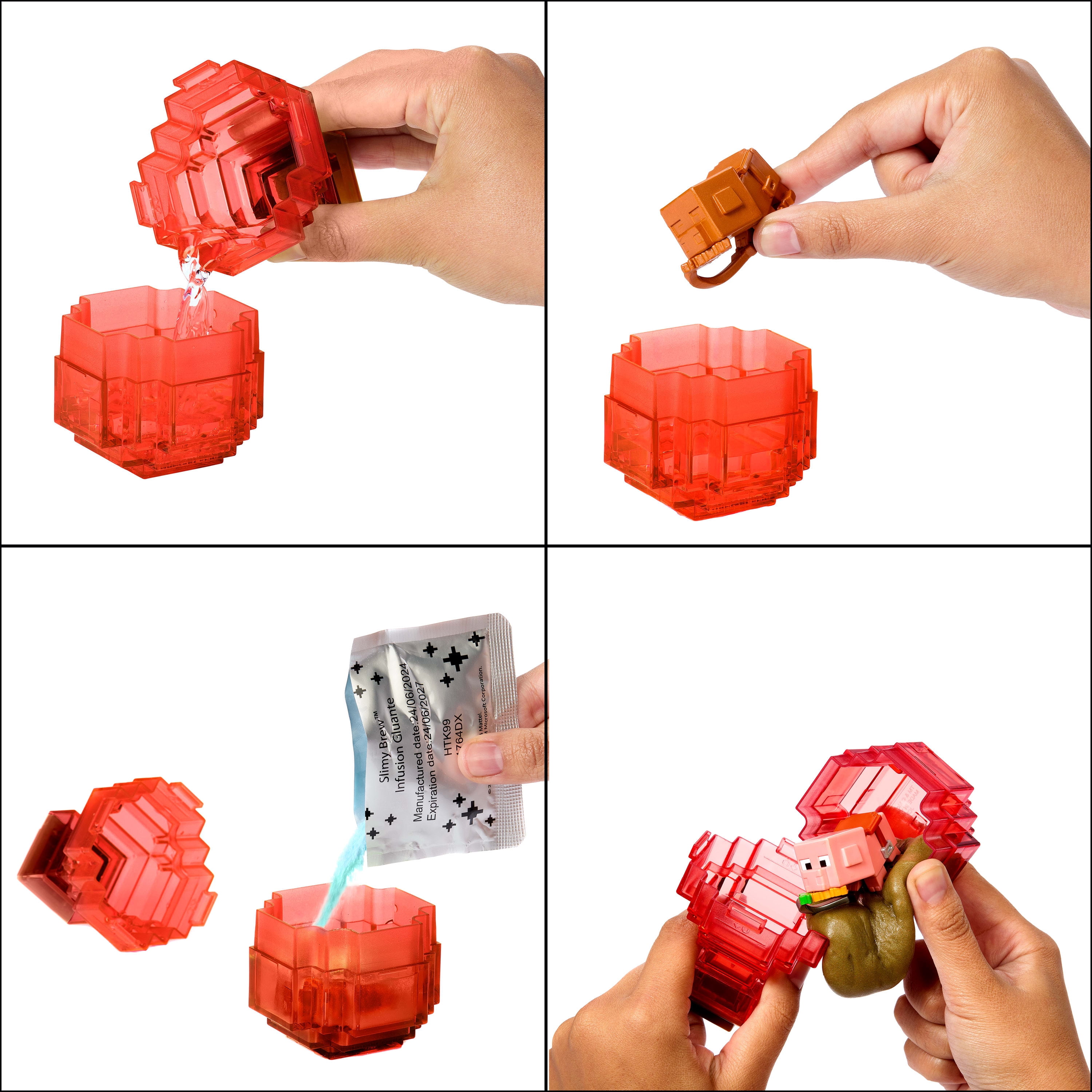 Minecraft –Mode Mini –Préparation de potions –Figurines, Color Reveal