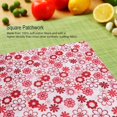 thumbnail image 2 of Fyydes Patchwork Carré, 7 Pcs Tissu en Coton Carré Fleur Pré-Découpé Bricolage Tissu Patchwork Série Fleur Rouge, 2 of 8