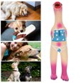 thumbnail image 4 of Squeaky Dog Toys, Elastic Squeaky Chicken Dog Toys Easy To Clean Hand Painted Safe Bite Resistant  For Dogs Pirate Chicken,OK Chicken,Chef Chicken,Flying Chicken, 4 of 8