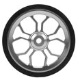 thumbnail image 1 of Roue Facile en Alliage d'Aluminium, Roulement Léger Roue Facile Vélo Pliant Roue Facile pour Faire du Vélo, 1 of 7