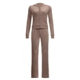 thumbnail image 4 of DPTALR Ensemble Décontracté pour Femmes avec Poche, Col Rond, Manches Longues + Pantalon, 4 of 7