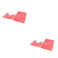 thumbnail image 2 of kurtrusly 1/2/3 Polyester Chenille Rug Carpet With Soft Texture Good Stepping Feeling And Strong Grip Prompt Pink Orange 50*80+50*50 2PCS, 2 of 6