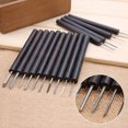 thumbnail image 4 of 14Pcs HSS Blade, Hand Carving Knife Woodworking Set, Various Sizes, Comfortable Sandalwood Handle, Storage Case, 4 of 7