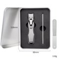 thumbnail image 1 of Dvkptbk nail clippers Antisplash Nail Clippers Set-stainless Steel File + Portable Iron Case Nail Tools, 1 of 1