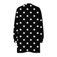 thumbnail image 5 of Jienlioq Hauts pour Femmes Tendance Chandail à Col Rond Surdimensionné pour Femmes Imprimé Tunique à Manches Longues Aubaines Cyberlundi, 5 of 5