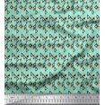 thumbnail image 1 of Soimoi Toile de Coton Point & Triangle Chemise Décor Tissu Imprimé Yard 42 Pouces de Large, 1 of 3
