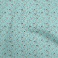 thumbnail image 1 of oneOone Cotton Flex Aqua Blue Fabric Random Craft Projects Decor Fabric Printed By The Yard 40 Inch Wide, 1 of 5