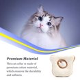 thumbnail image 3 of QualitChoice Cat Neck Cone Puppy Accessories Elizabethan Collars Adjustable Dogs Collar Breathable Surgery Kitten Cones Toast Pattern L 1Set, 3 of 6