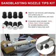 thumbnail image 2 of Sandblasting Nozzle Tips Kit, Abrasive Blast Sandblaster- Ceramic Tips 2mm/2.5mm/3mm/3.5mm (8 Pcs), 2 of 6