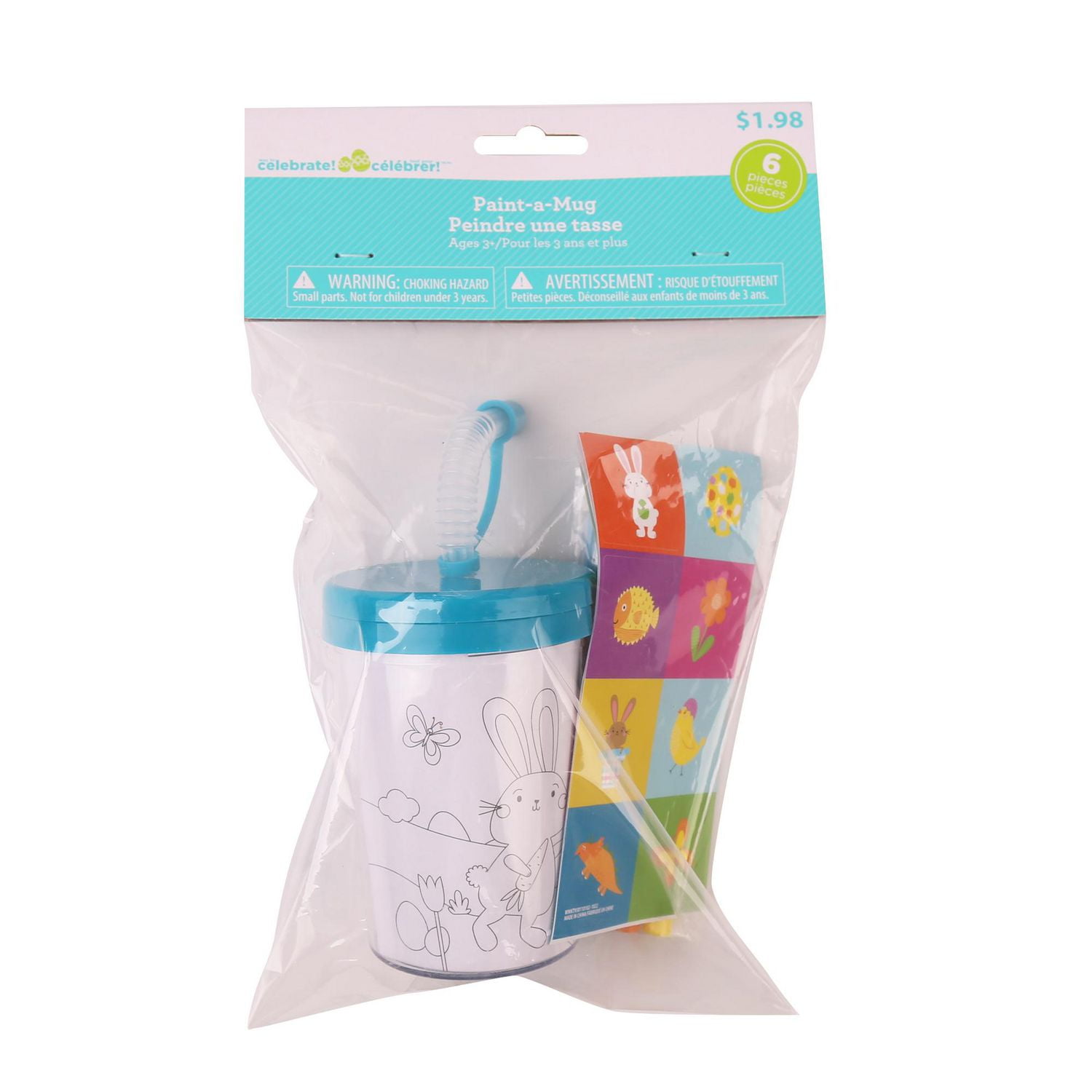 Façon de célébrer ! 6 CT PAINT-A-MUG, NOUVEAUTÉ