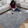 thumbnail image 3 of Ottomanson Non-Slip Rubberback Soft Shag Runner Rug for Hallway and Bathroom, Area Rug for Living Room, Bedroom, Dining Room, 3 of 6