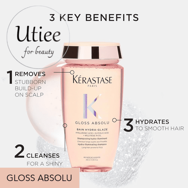 Kerastase Gloss Absolu Bain Hydra-Glaze Shampoo 8.45 oz & Insta