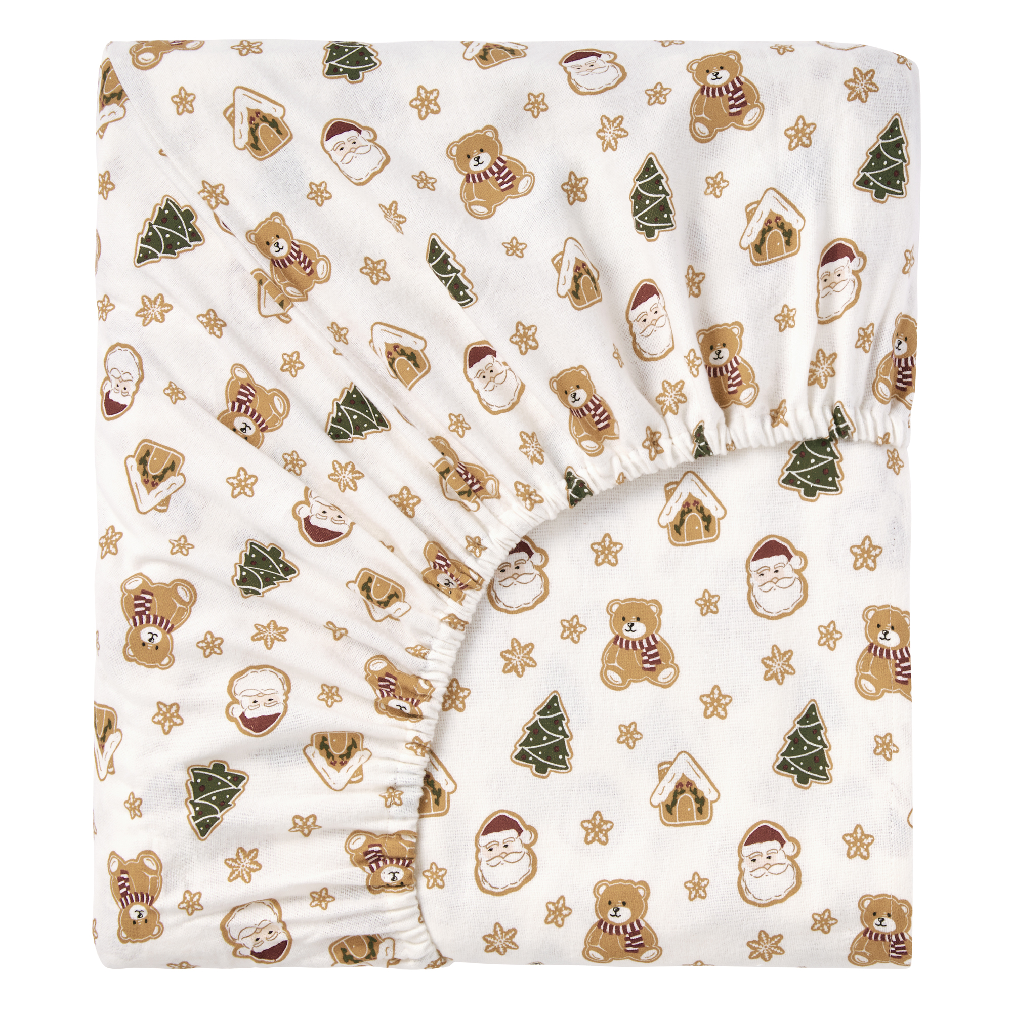 Holiday Time Twin Flannel Sheet Set